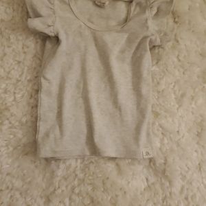 Lulu and roo cream flutter top